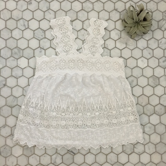 Ulla Johnson Tops - Ulla Johnson Lace White Shirt